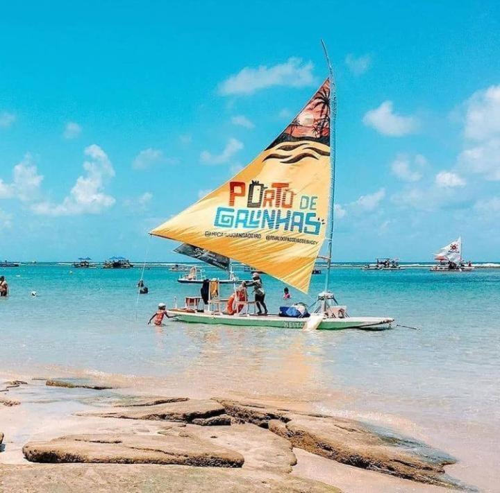 Lindo Apartamento Porto De Galinhas - Ipojuca - Com Churrasqueira E Piscina Luaran gambar